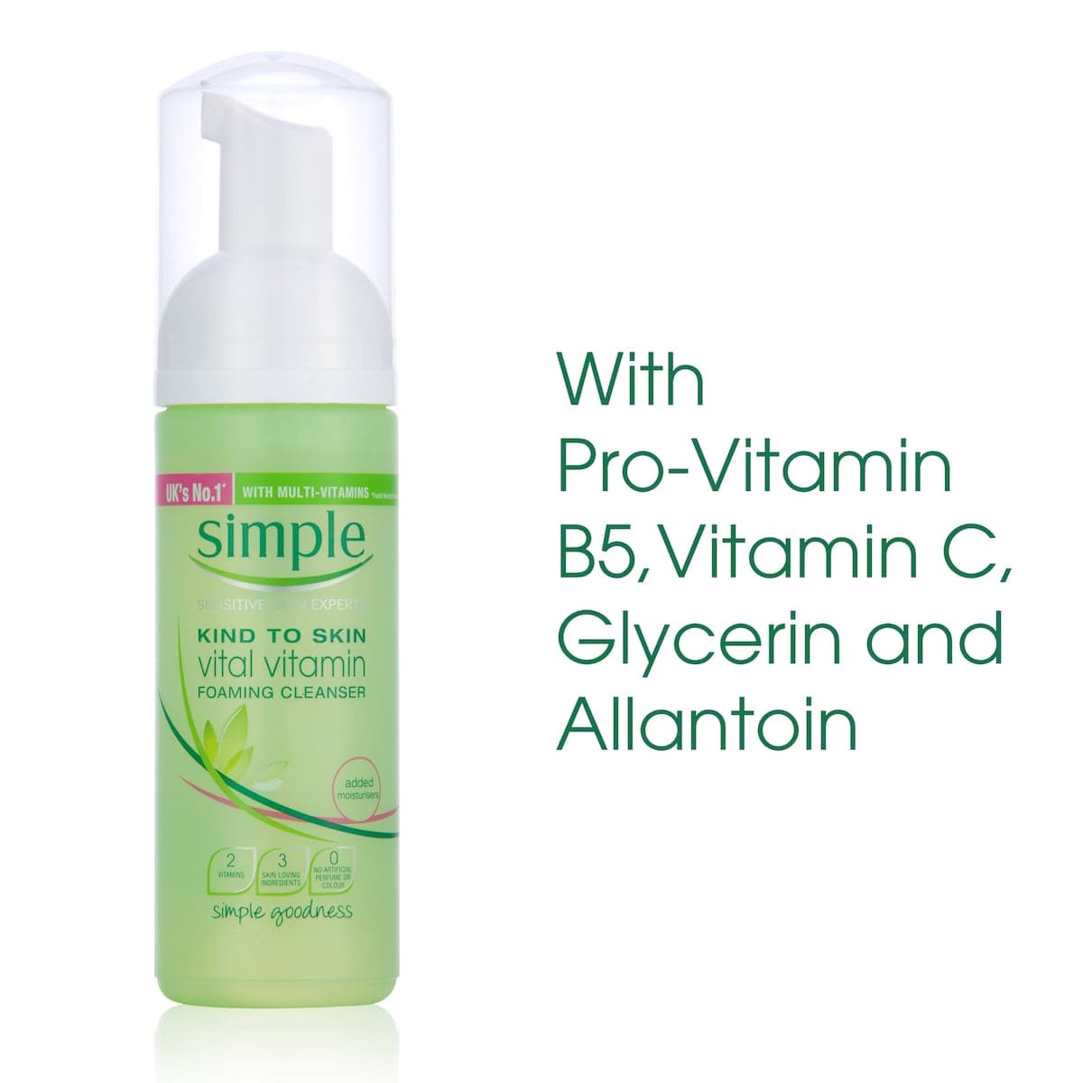 Thumbnail Simple Kind to Skin Foaming Cleanser Vital Vitamin 150ml