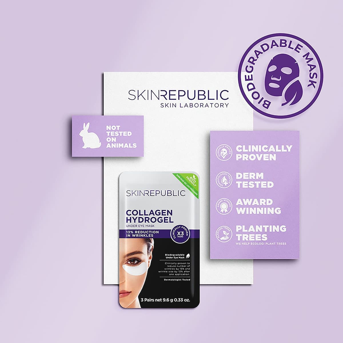 Thumbnail Skin Republic Collagen Hydrogel Under Eye Patches 3 Pairs