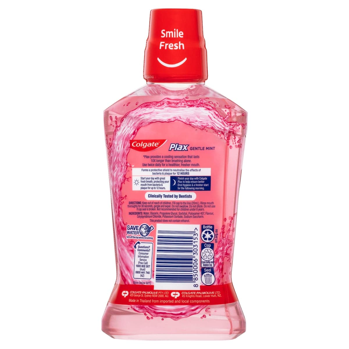 Thumbnail Colgate Plax Alcohol Free Mouthwash Gentle Mint 500ml