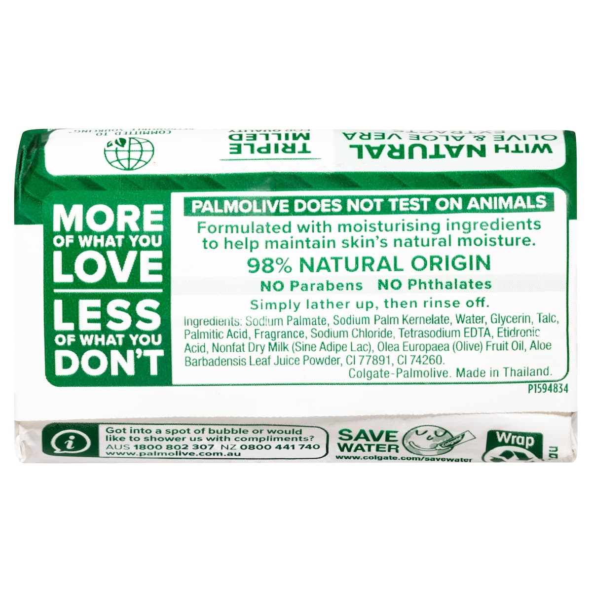 Thumbnail Palmolive Aloe & Olive Extract Soap Bars 10 Pack