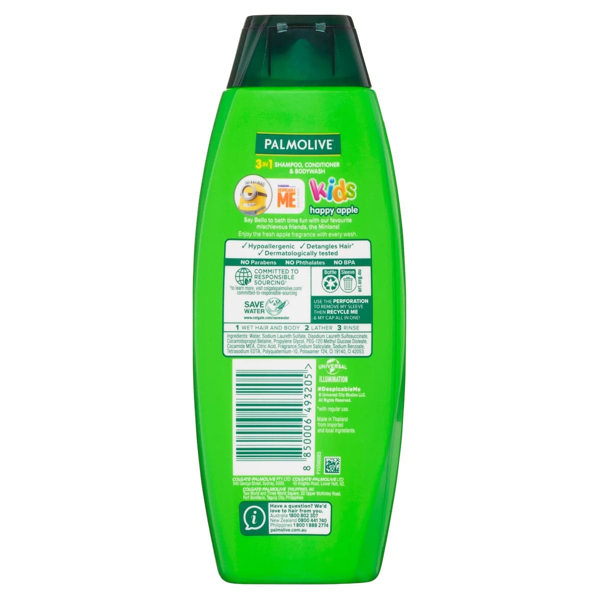 Thumbnail Palmolive Kids 3in1 Shampoo Conditioner & Body Wash Apple 350ml