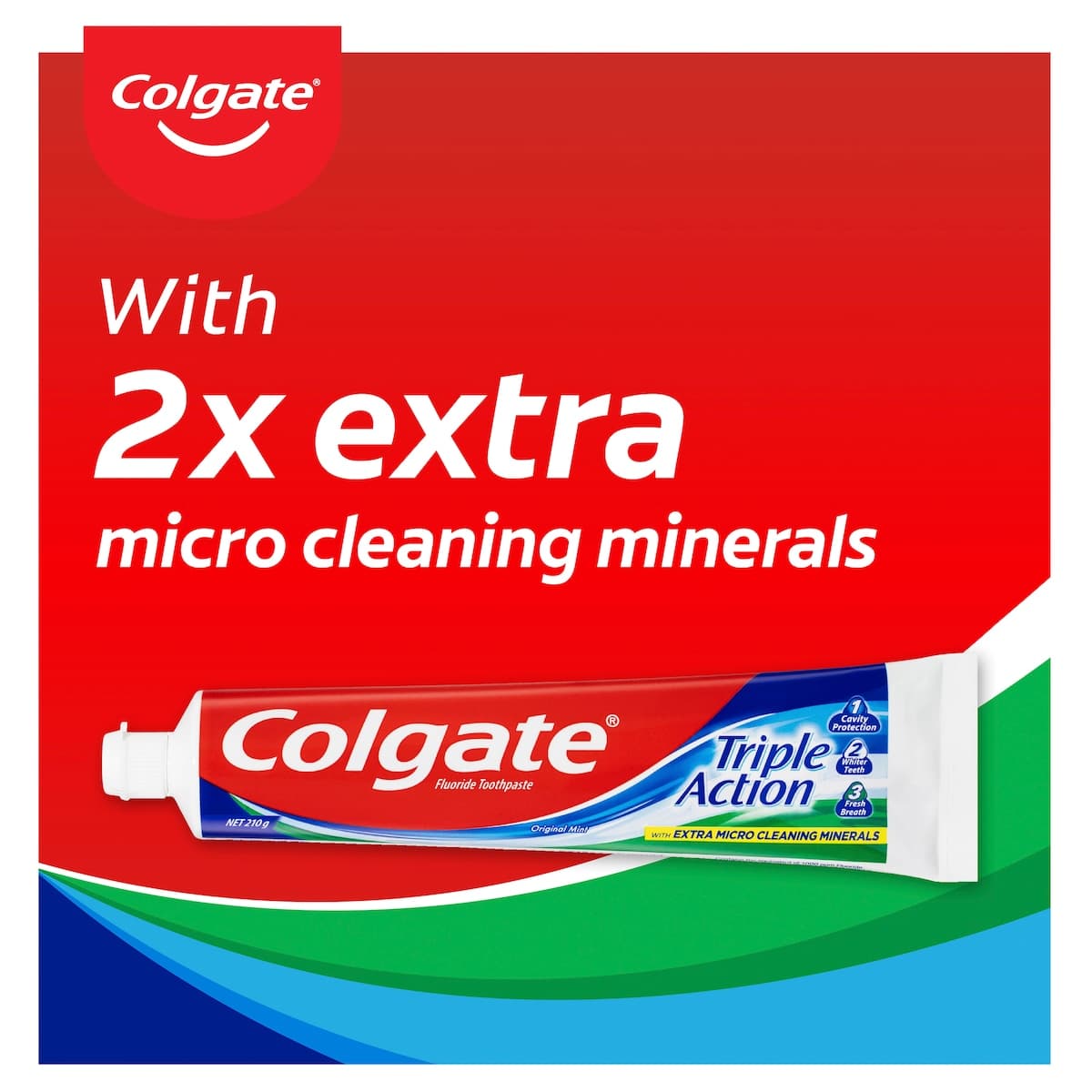 Thumbnail Colgate Triple Action Original Mint Toothpaste 210g