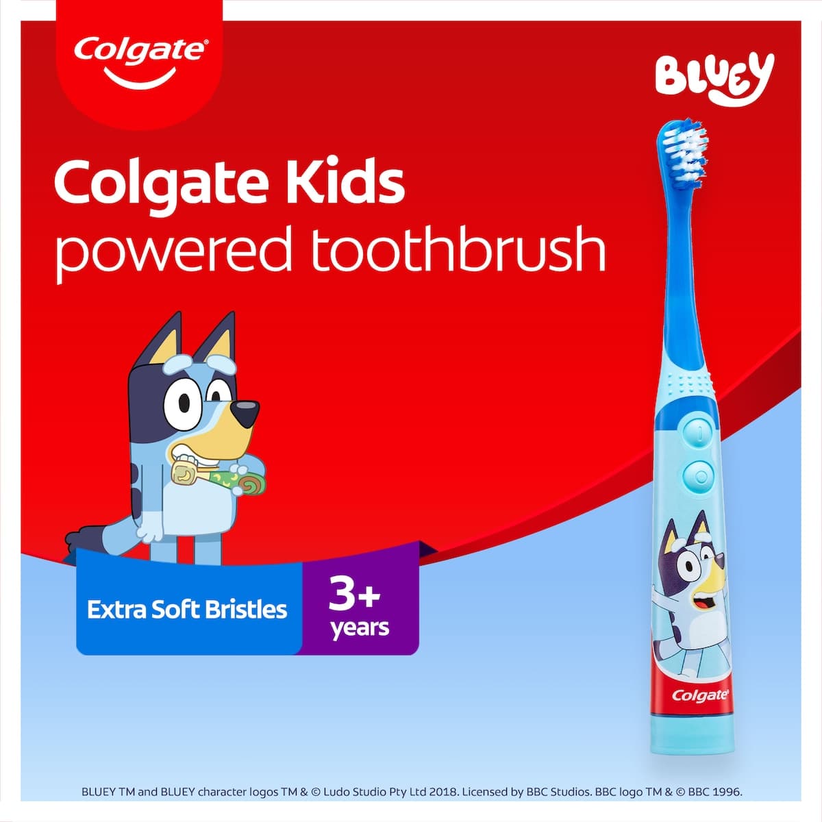 Thumbnail Colgate Kids Bluey Battery Sonic Toothbrush Assorted Colours