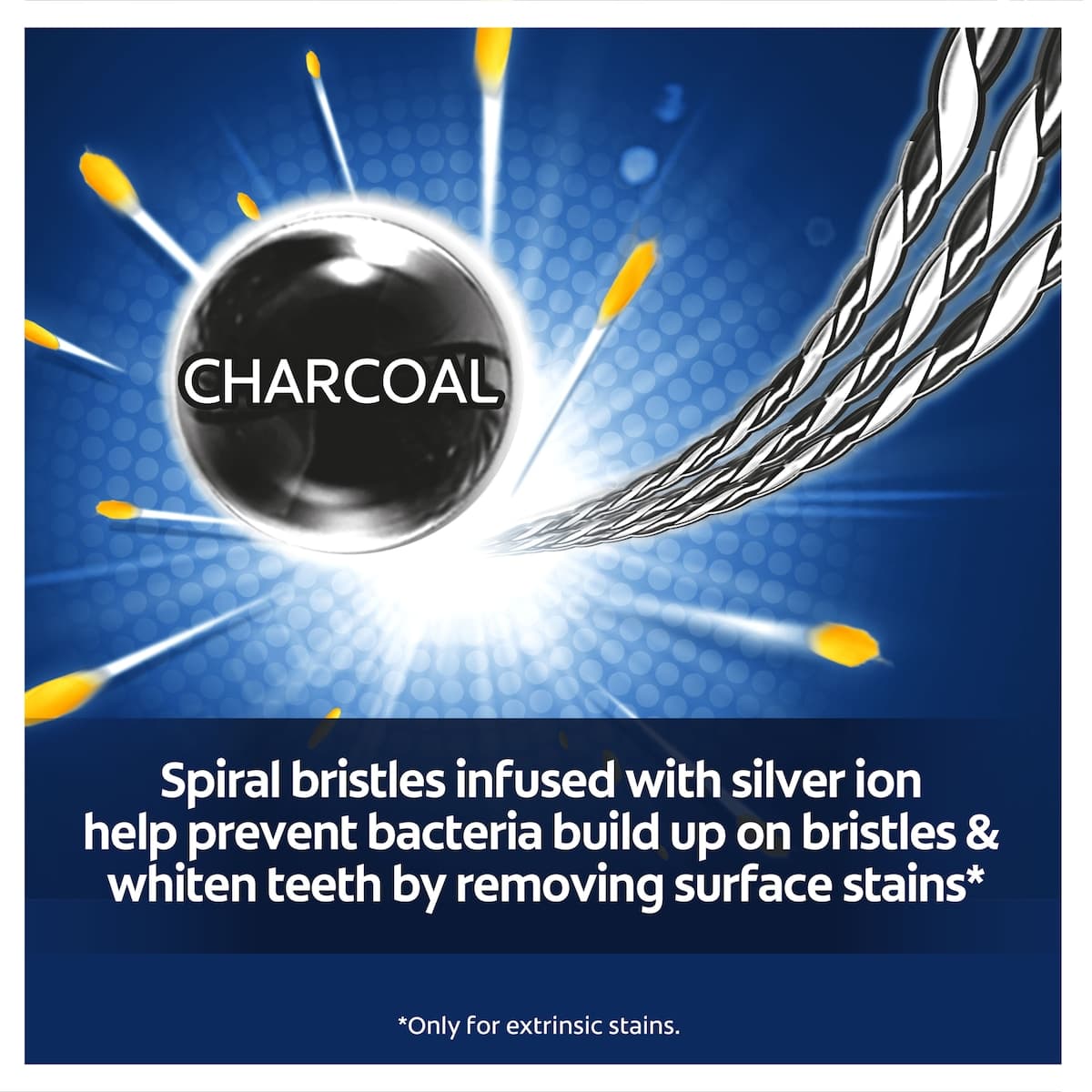 Thumbnail Colgate 360 Charcoal Spiral Antibacterial Toothbrush 3 Pack