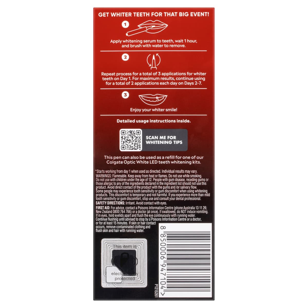 Thumbnail Colgate Optic White Pro Series Express Teeth Whitening Pen 2.5ml