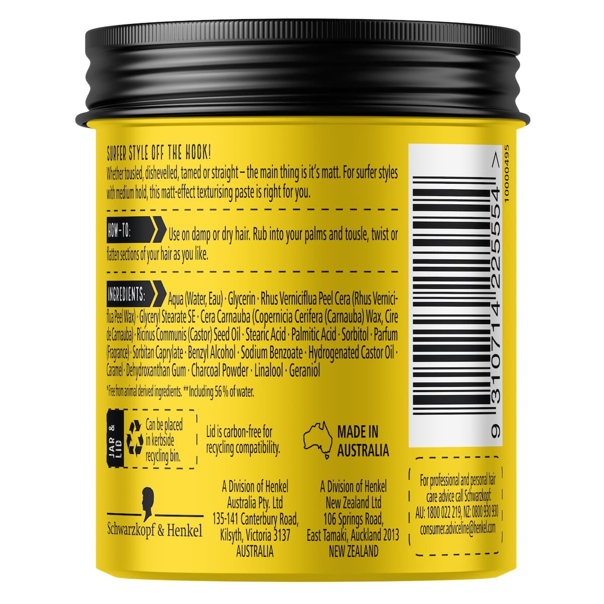 Thumbnail Schwarzkopf Got2b BeachMatt Matt Paste 100ml