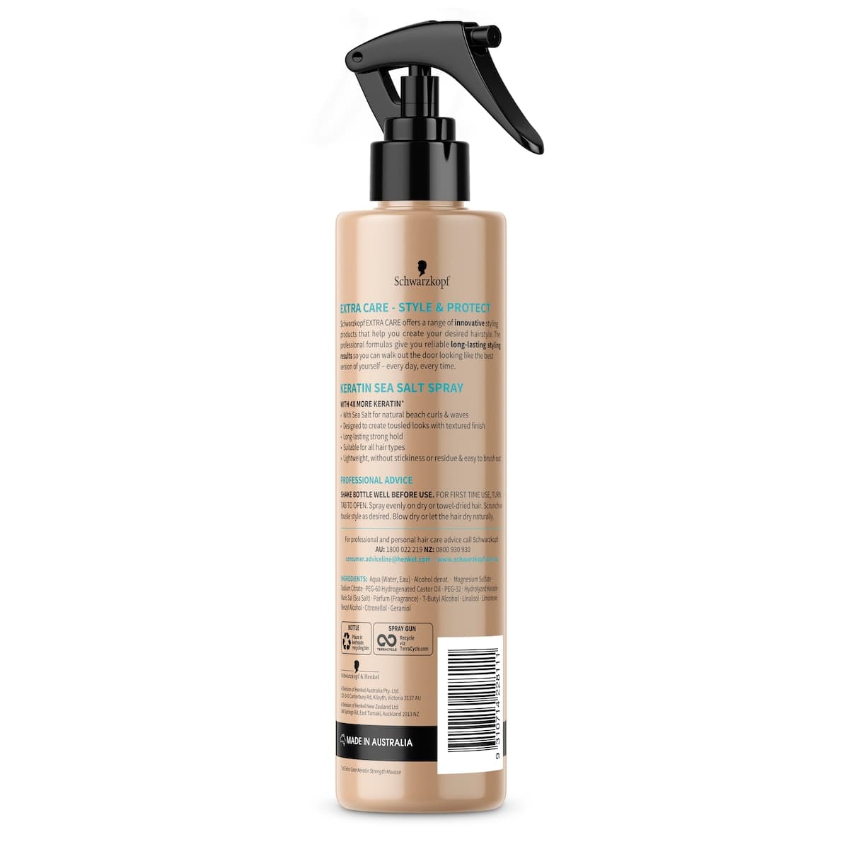 Thumbnail Schwarzkopf Extra Care Styling Keratin Sea Salt Spray 250ml
