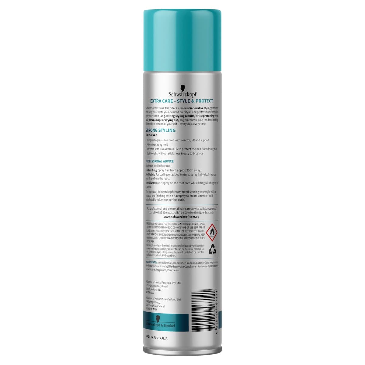 Thumbnail Schwarzkopf Extra Care Strong Styling Hairspray 250g