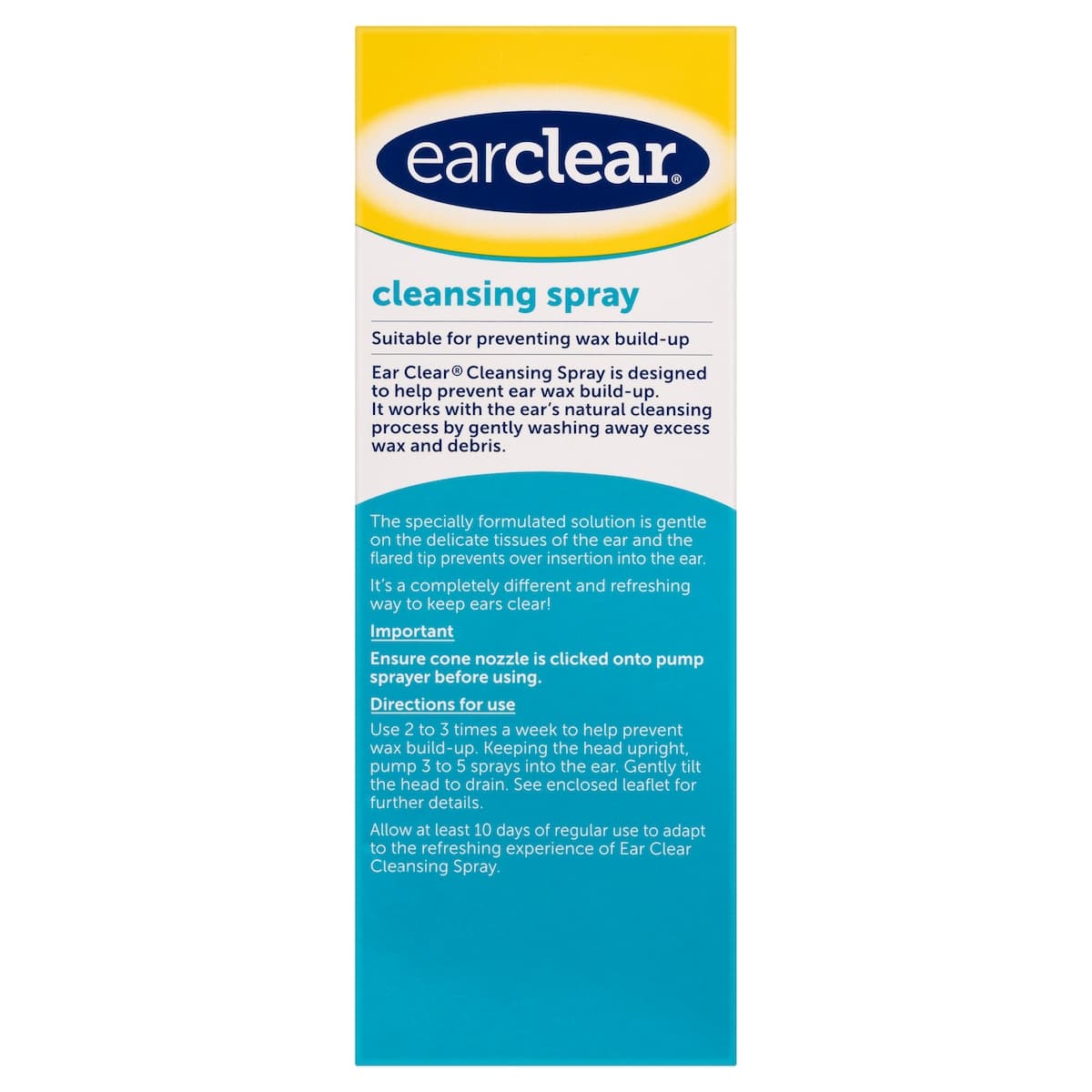 Thumbnail EarClear Ear Cleansing Spray 100ml