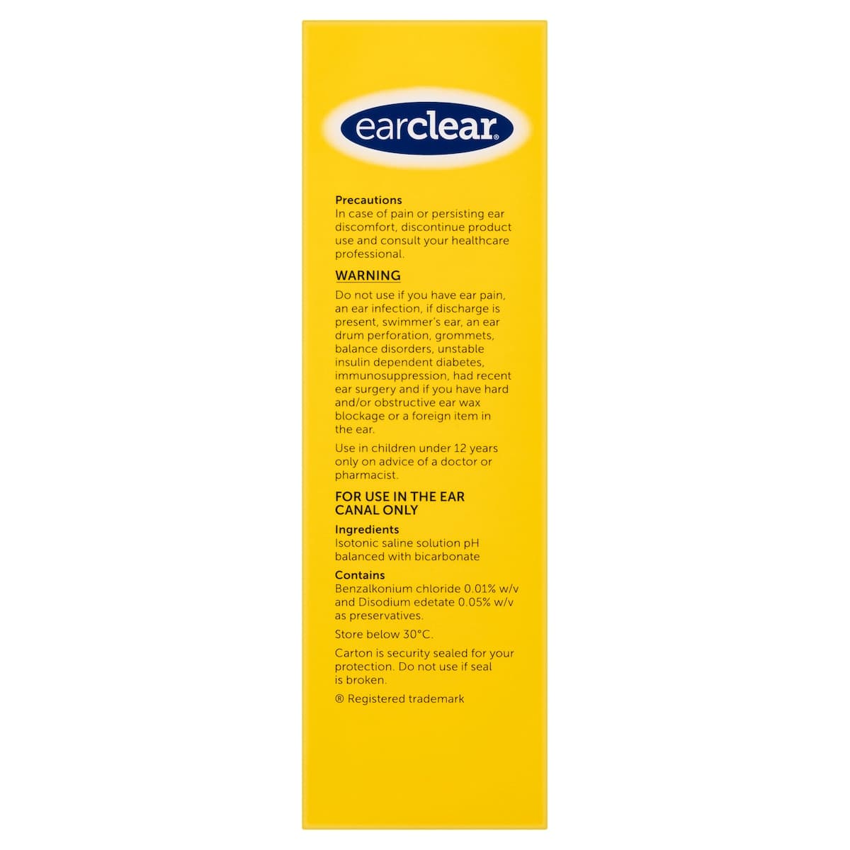 Thumbnail EarClear Ear Cleansing Spray 100ml