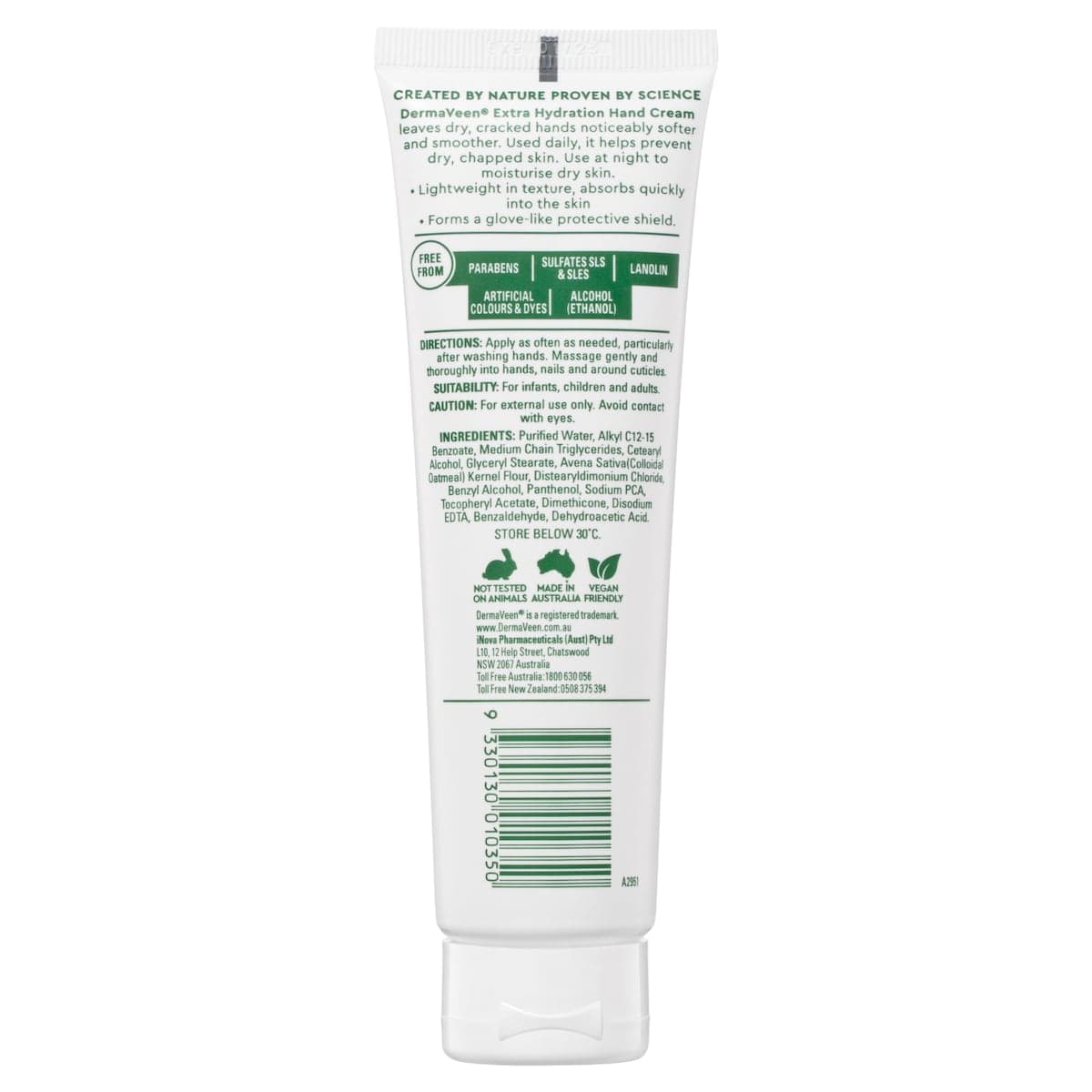 Thumbnail DermaVeen Extra Hydration Hand Cream 100g