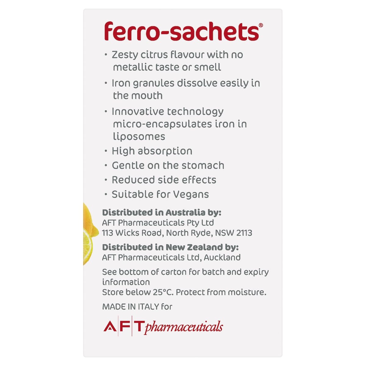 Thumbnail Ferro Iron Sachets 28 x 1.5g