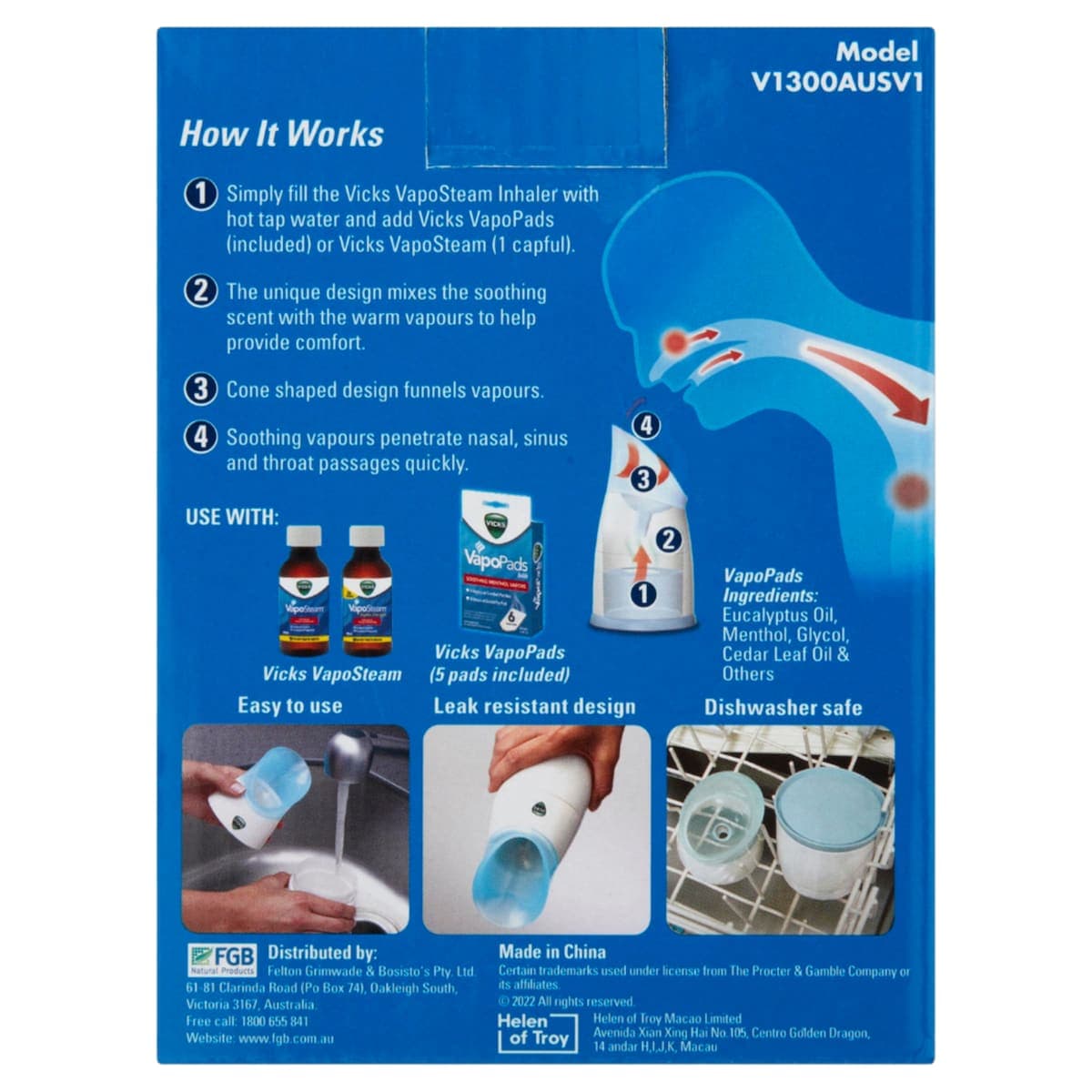 Thumbnail Vicks VapoSteam Inhaler V1300
