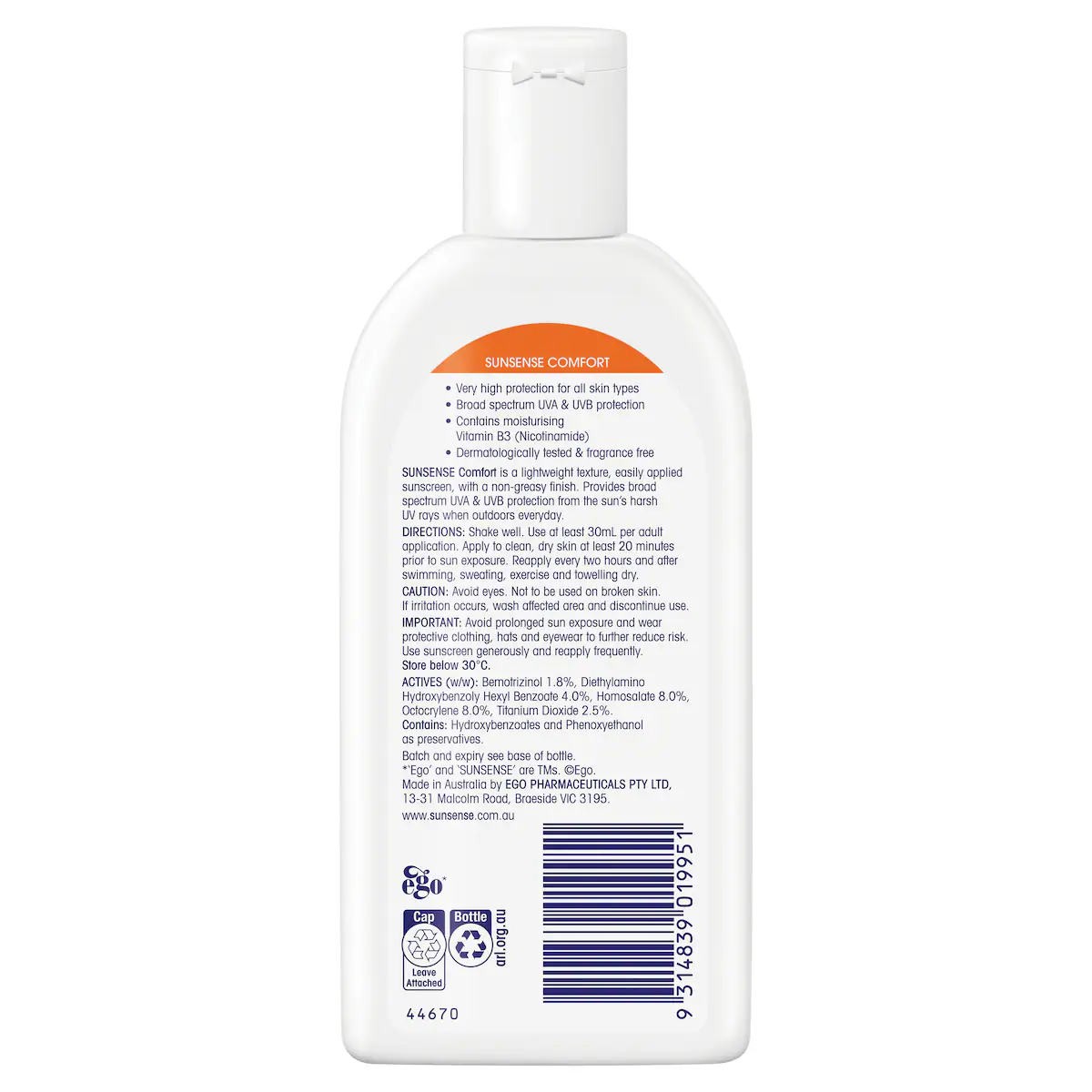 Thumbnail Ego SunSense Comfort SPF50+ 125ml