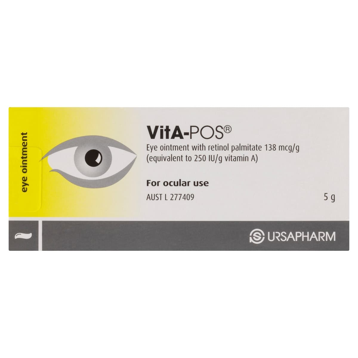 Thumbnail VitA-Pos Eye Ointment Vitamin A 5g