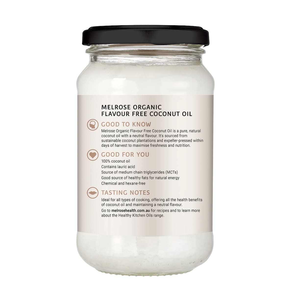 Thumbnail Melrose Organic Flavour Free Coconut Oil 325ml