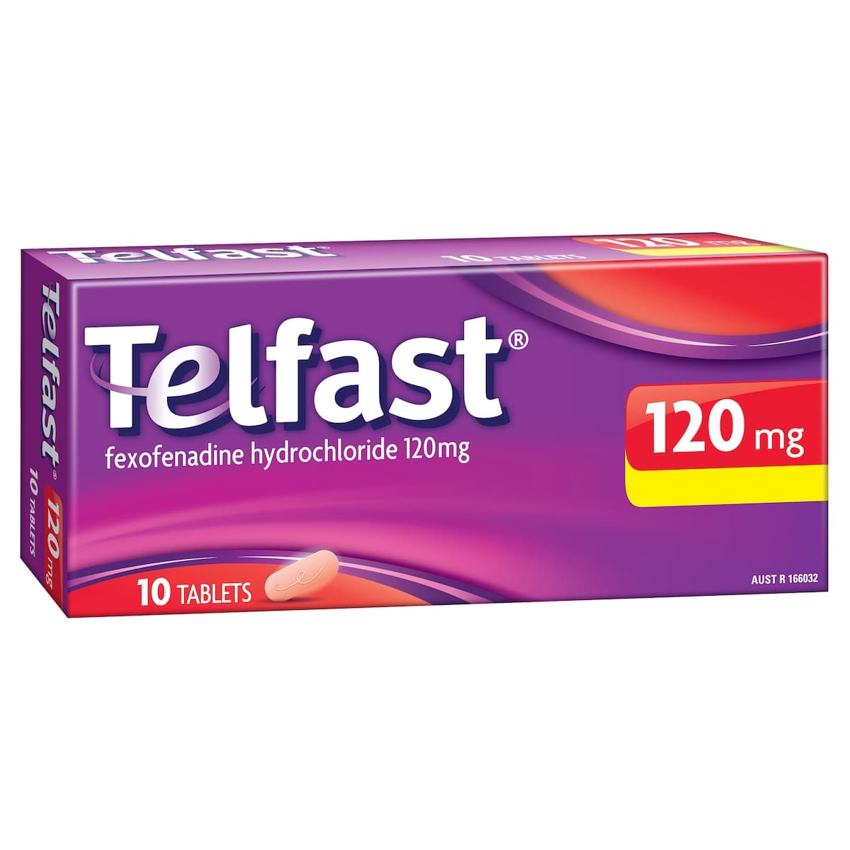 Thumbnail Telfast Allergy & Hayfever Relief 120mg 10 Tablets