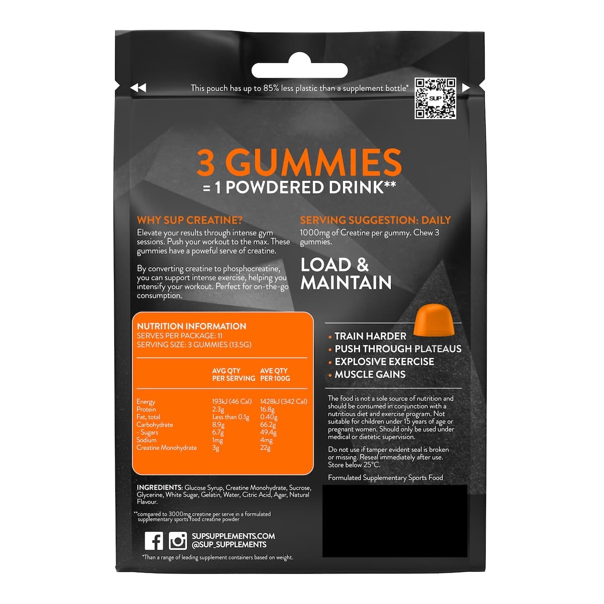 Thumbnail SUP Creatine Gummies 35 Pack