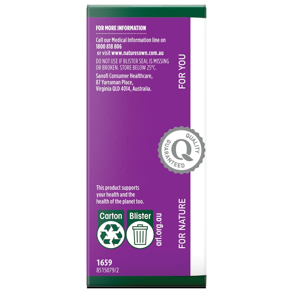 Thumbnail Nature's Own EQ Control 50 Tablets