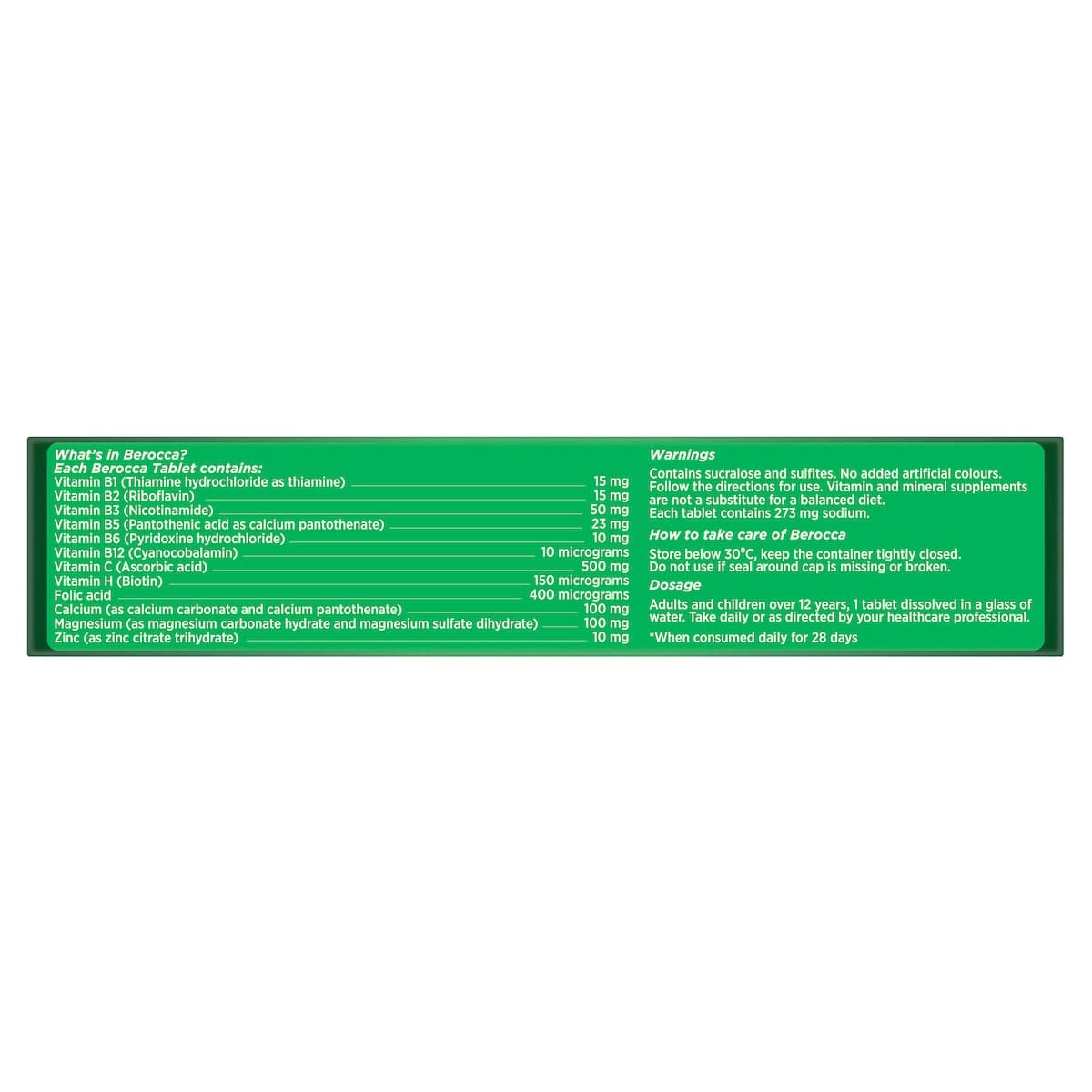 Thumbnail Berocca Effervescent Tablets Orange 75 Tablets