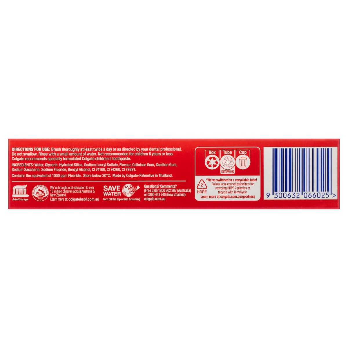 Thumbnail Colgate Triple Action Original Mint Toothpaste 110g
