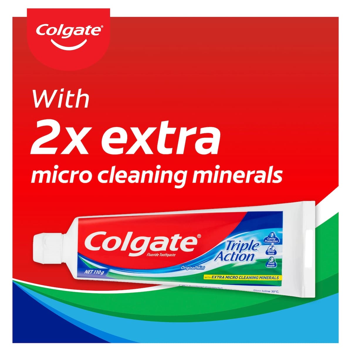 Thumbnail Colgate Triple Action Original Mint Toothpaste 110g