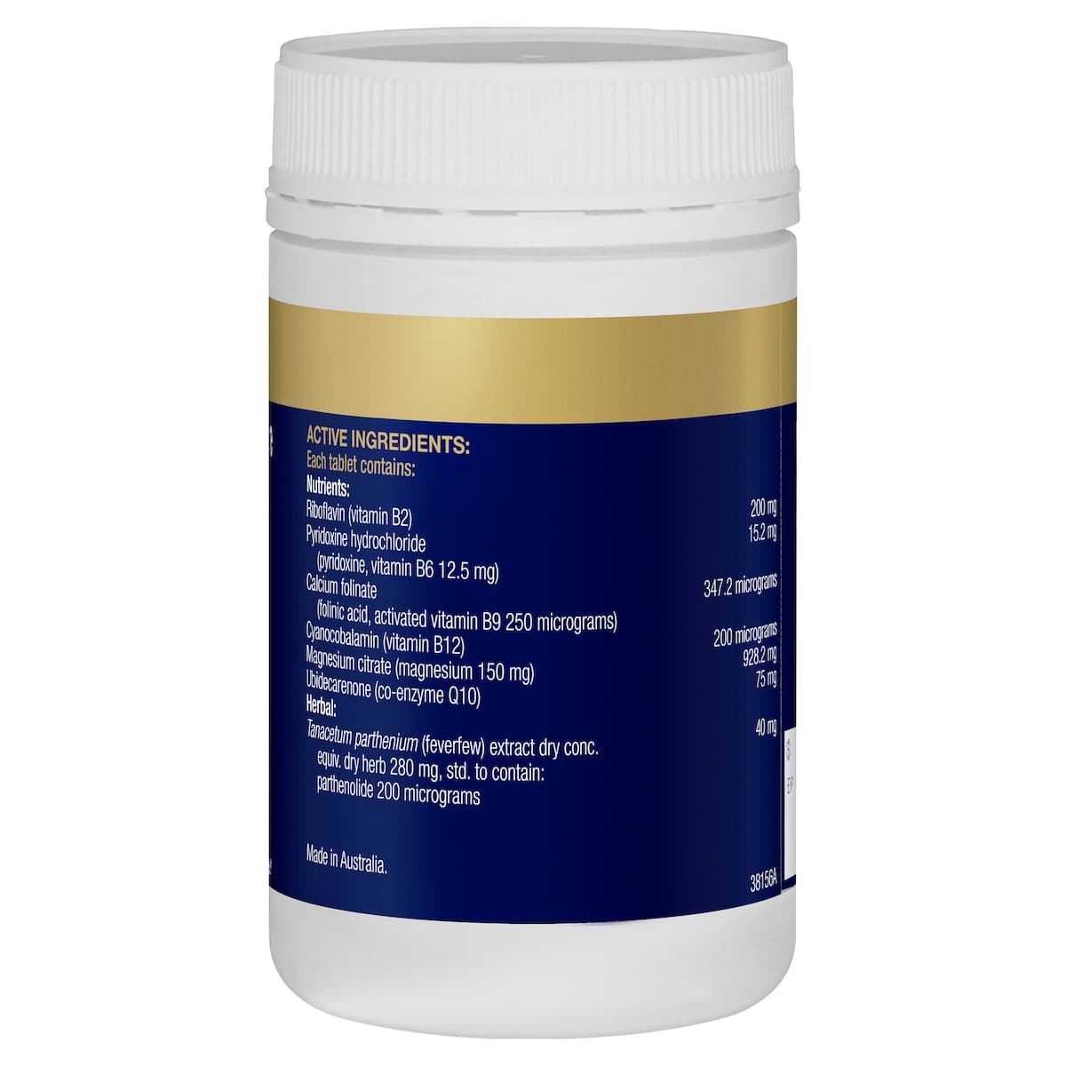 Thumbnail BioCeuticals Migraine Care 120 Tablets