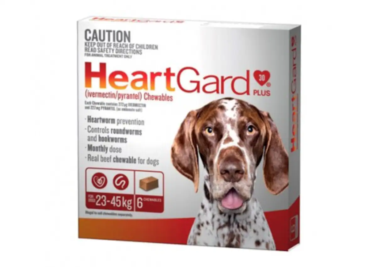Thumbnail HeartGard Plus Chews for Large Dogs 23-45kg Brown 6 Chewables