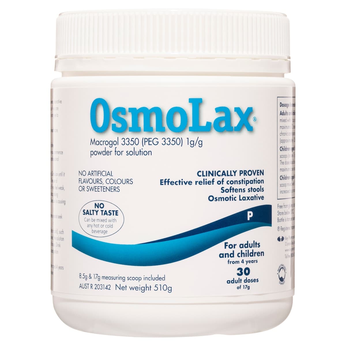 Thumbnail OsmoLax Osmotic Laxative 30 Doses 510g
