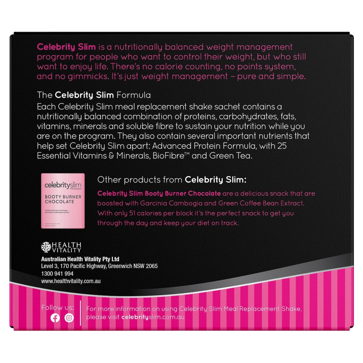 Thumbnail Celebrity Slim 7 Day Assorted Pack Meal Replacement Shakes 14 x 55g