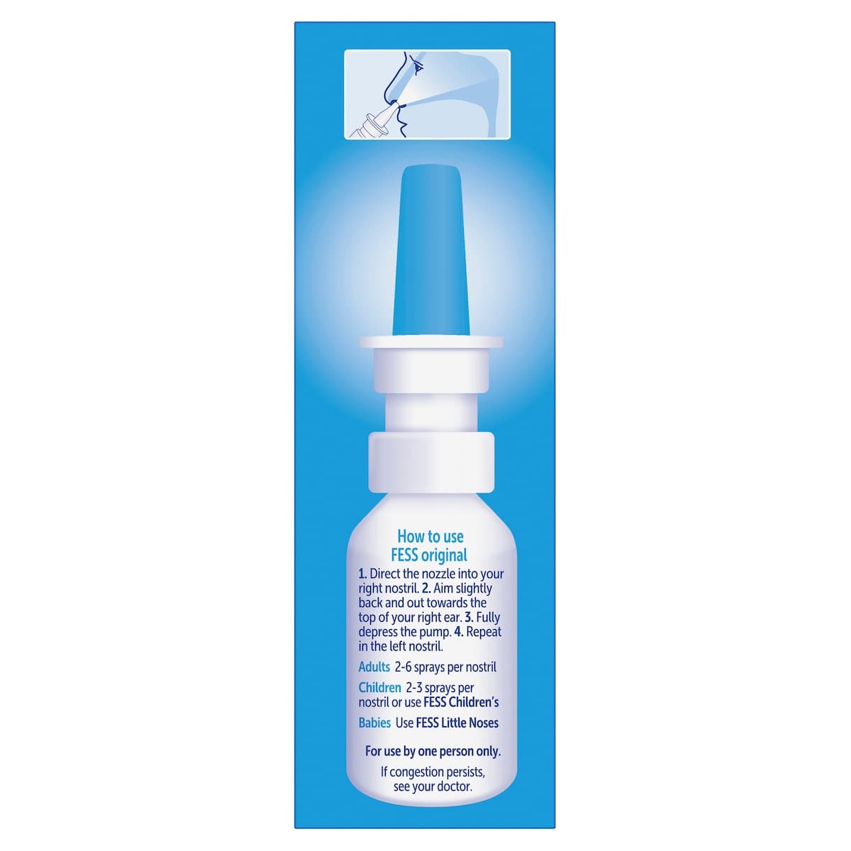 Thumbnail Fess Original Saline Nasal Spray 2 x 75ml