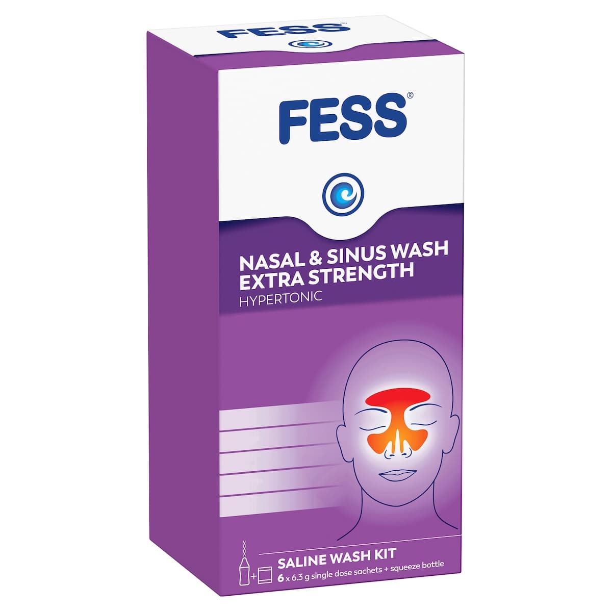 Thumbnail Fess Nasal & Sinus Wash Extra Strength Starter Kit 6 Pack