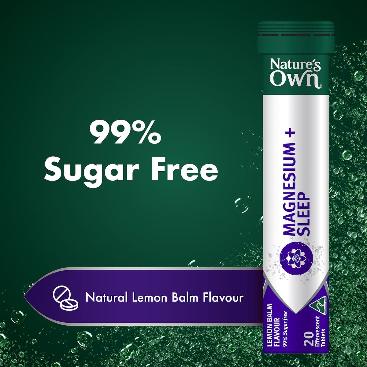 Thumbnail Nature's Own Effervescent Magnesium + Sleep Tablets 20 Pack