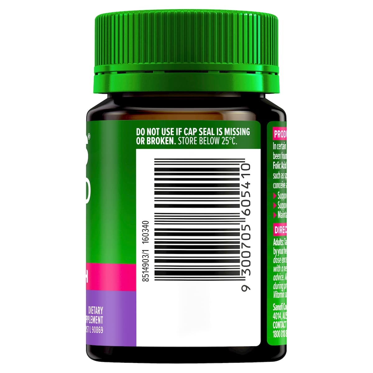 Thumbnail Cenovis Folic Acid 500mcg 150 Tablets