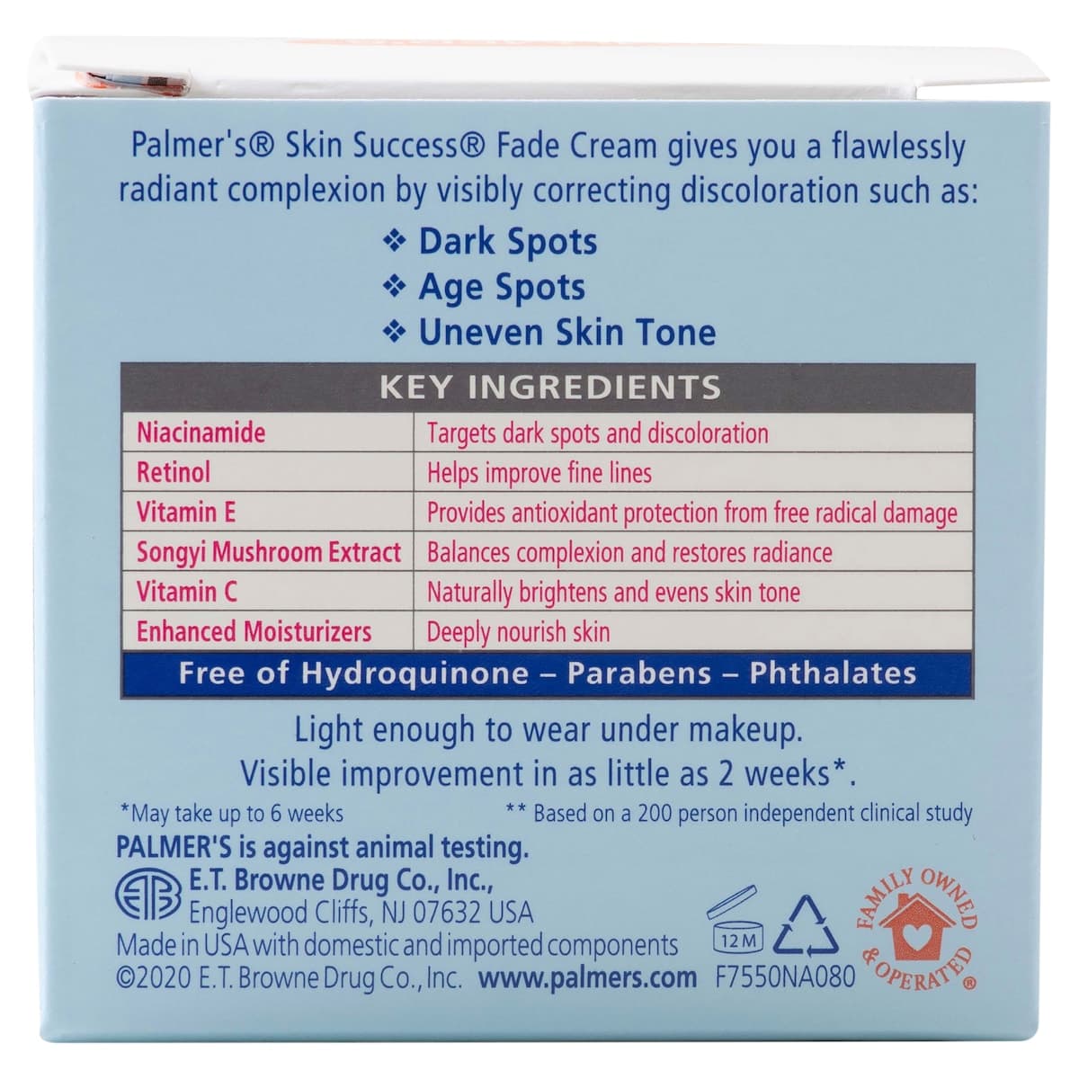Thumbnail Palmers Skin Success Anti-Dark Spot Fade Cream 75g