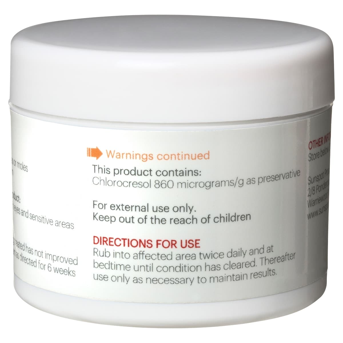 Thumbnail John Plunketts Sunspot Cream 100g