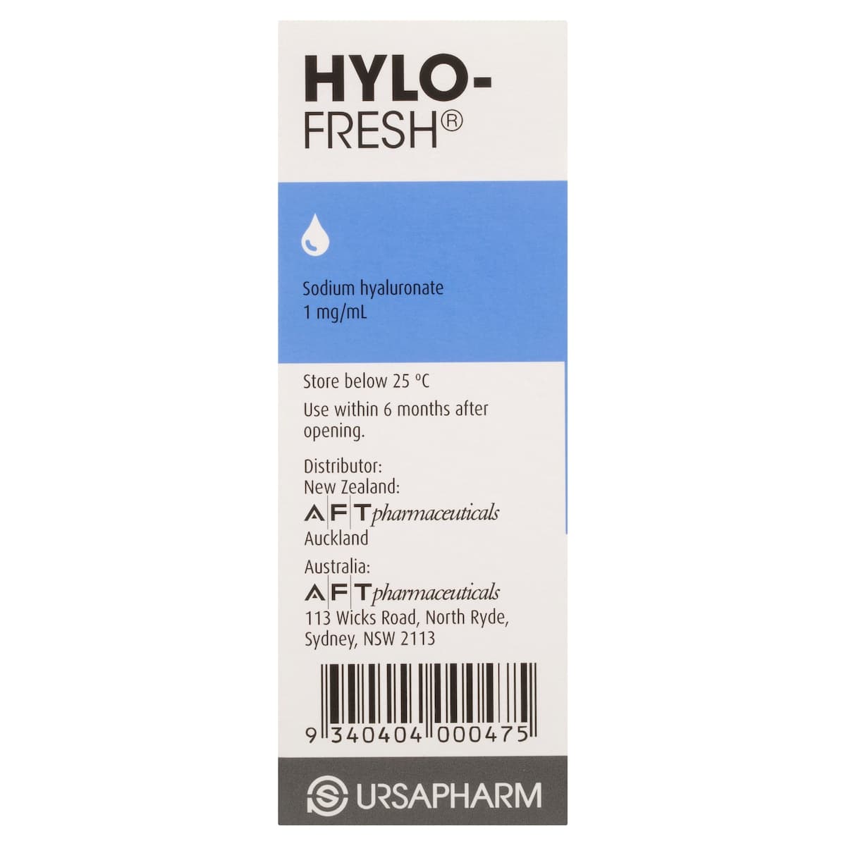 Thumbnail Hylo Fresh Lubricating Eye Drops 1mg 10ml