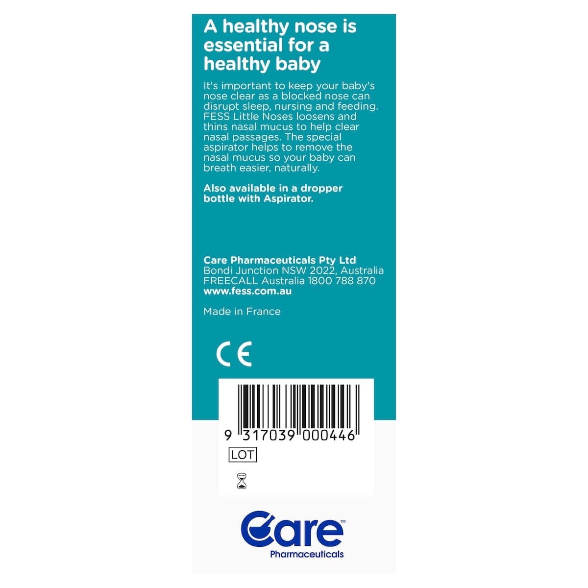 Thumbnail Fess Little Noses Saline Nasal Spray 15ml + Aspirator