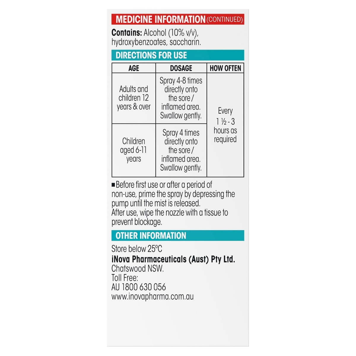 Thumbnail Difflam Sore Throat Spray Mint 30ml