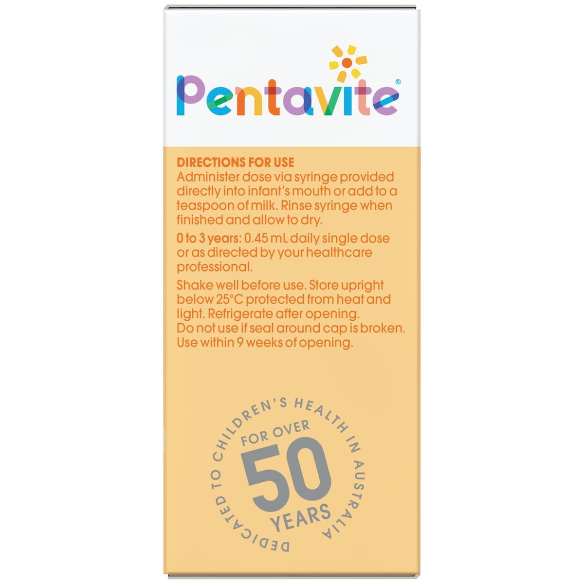 Thumbnail Pentavite Multivitamin Infant Liquid Tropical 30ml