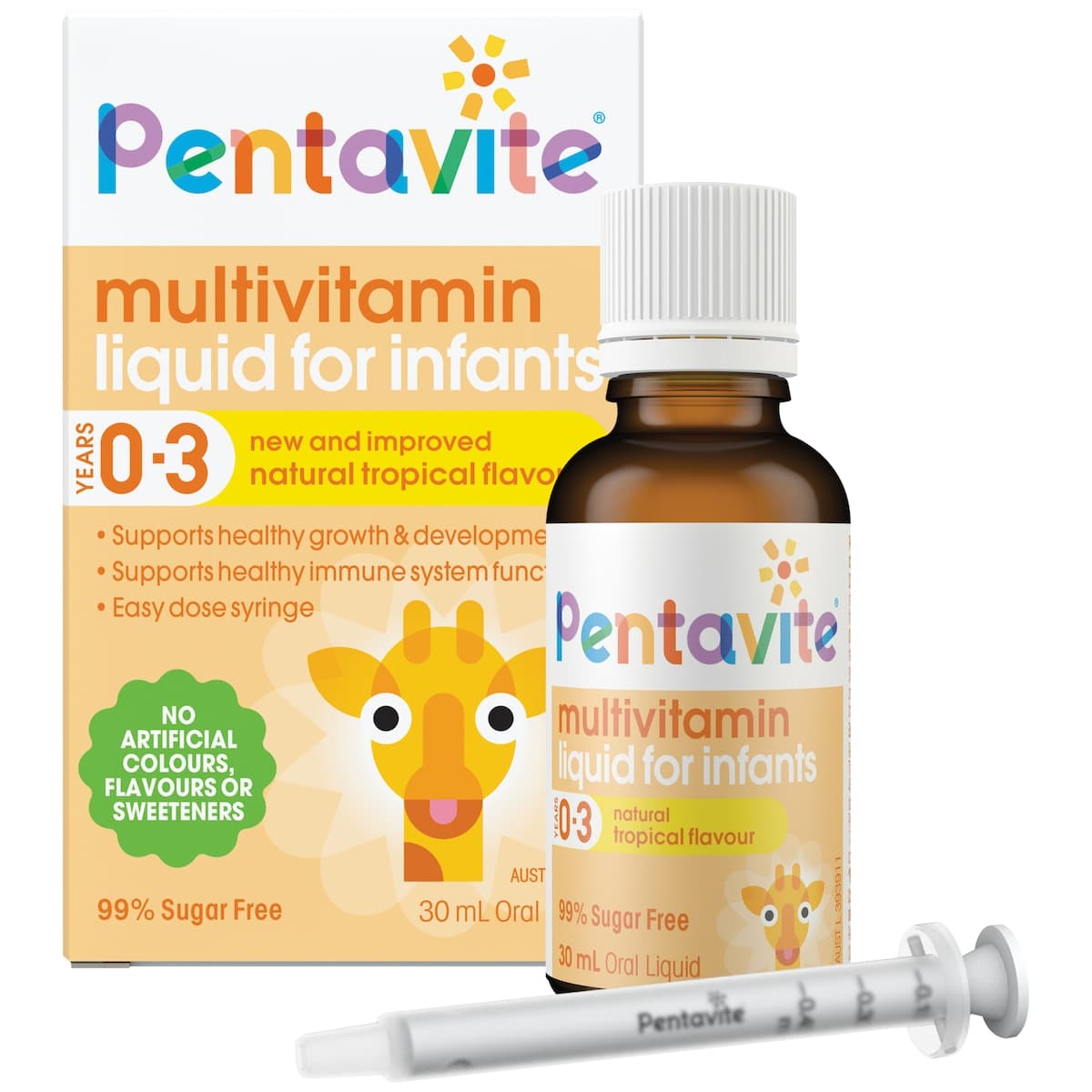 Thumbnail Pentavite Multivitamin Infant Liquid Tropical 30ml