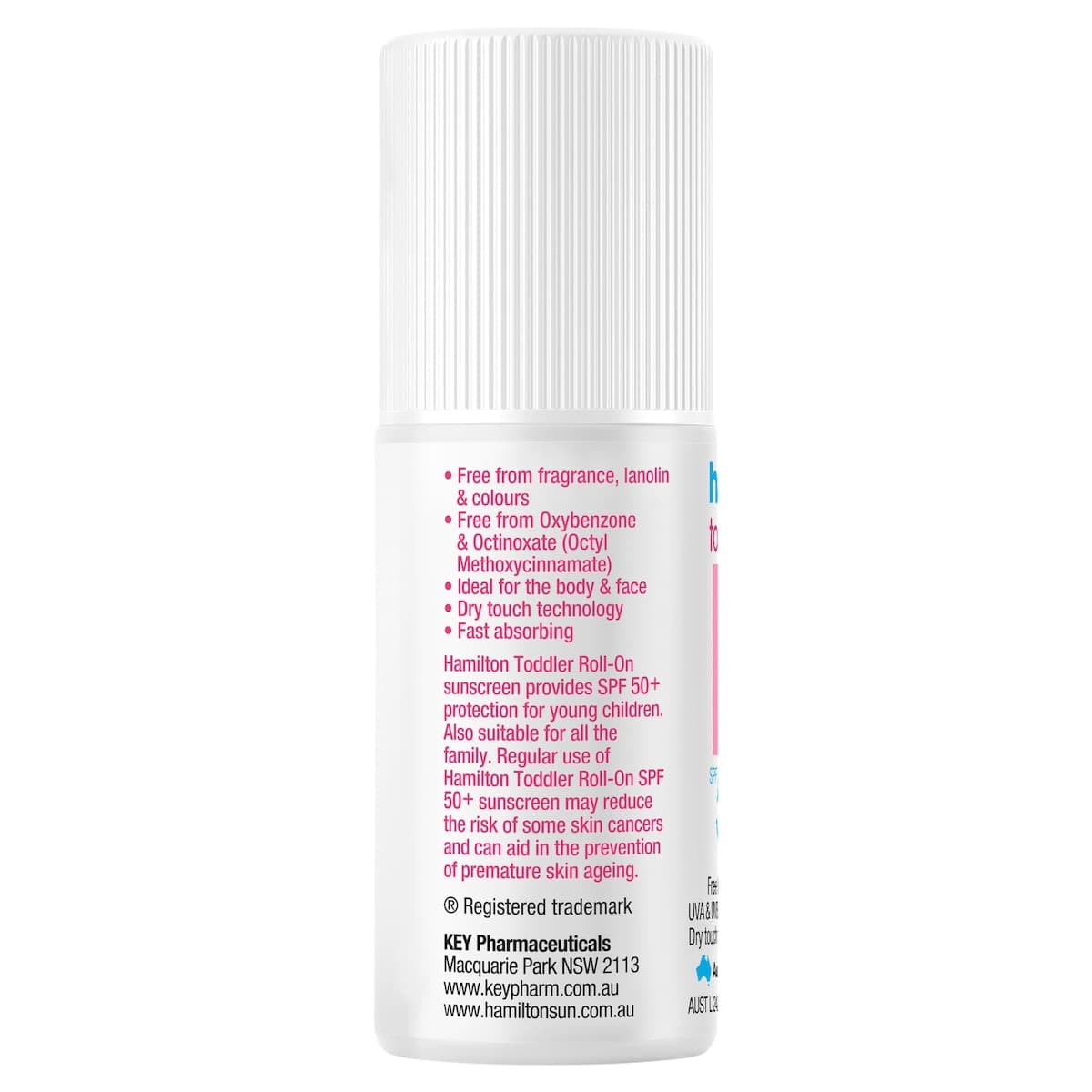 Thumbnail Hamilton Toddler Sunscreen Roll - On SPF 50+ - 50ml