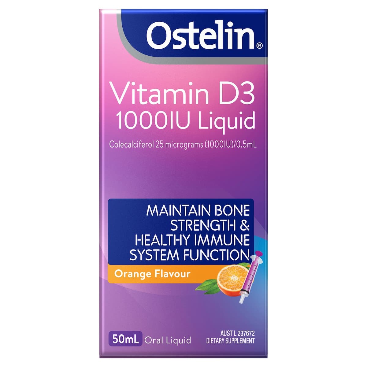 Thumbnail Ostelin Vitamin D3 1000iU Liquid 50ml