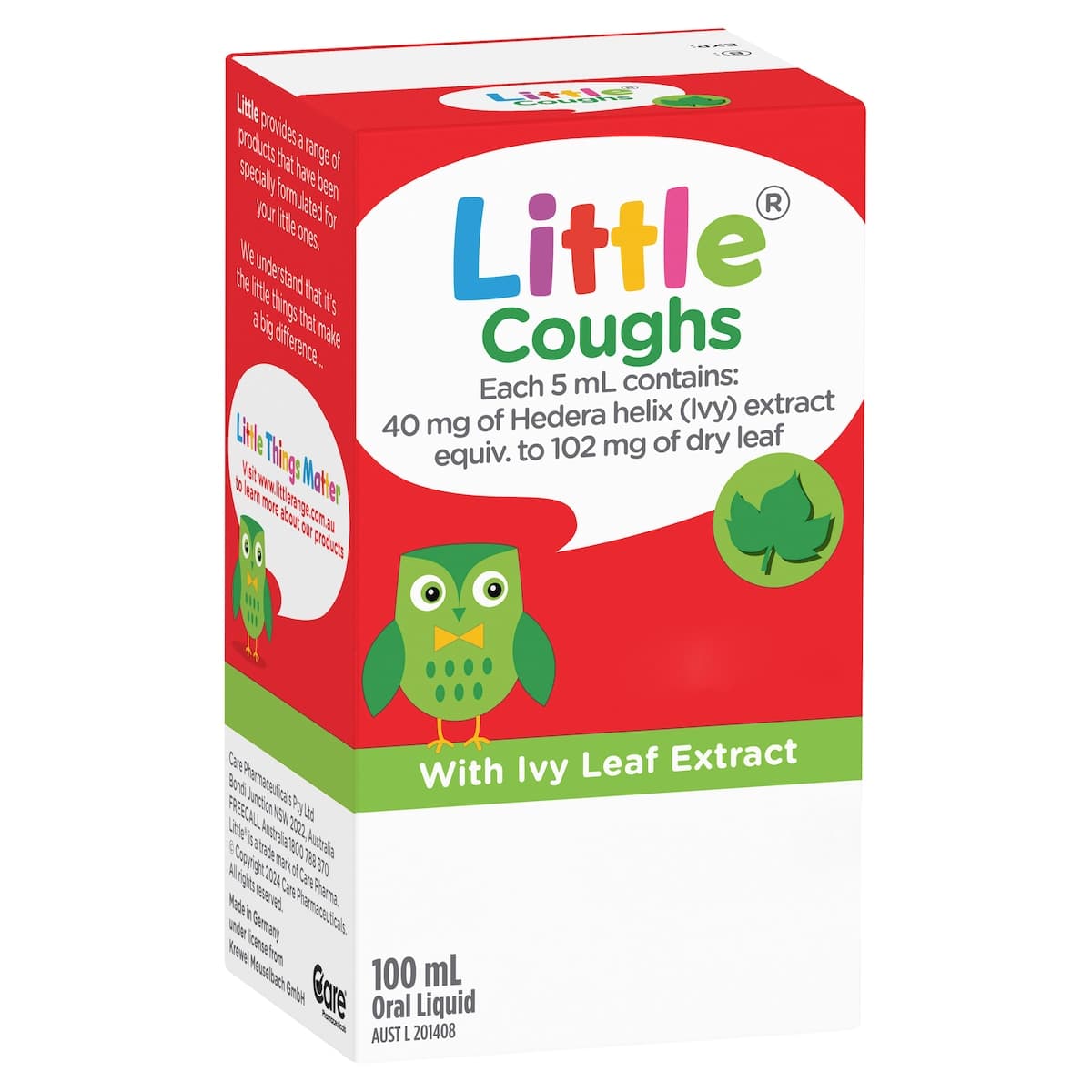 Thumbnail Little Coughs Oral Liquid Original 100mL