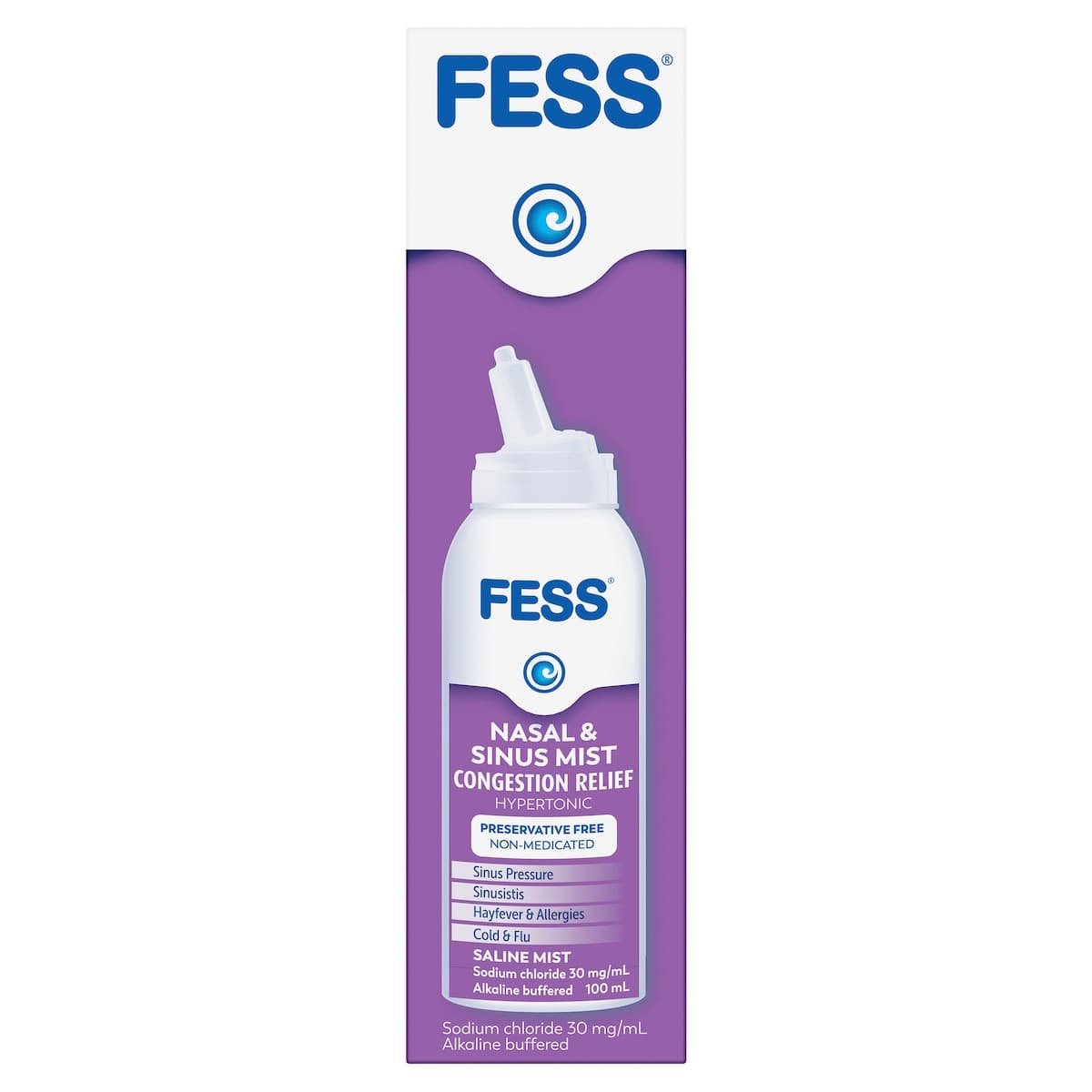 Thumbnail Fess Nasal & Sinus Mist Congestion Relief 100ml