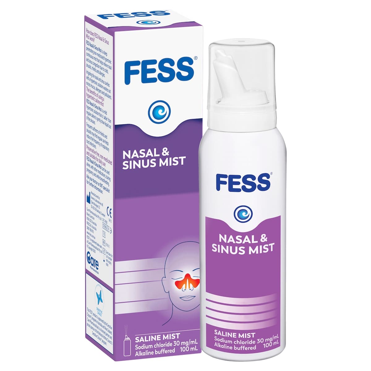 Thumbnail Fess Nasal & Sinus Mist Congestion Relief 100ml