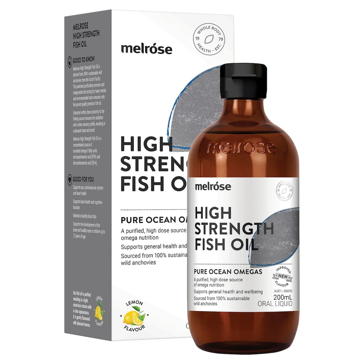 Thumbnail Melrose High Strength Fish Oil 200ml