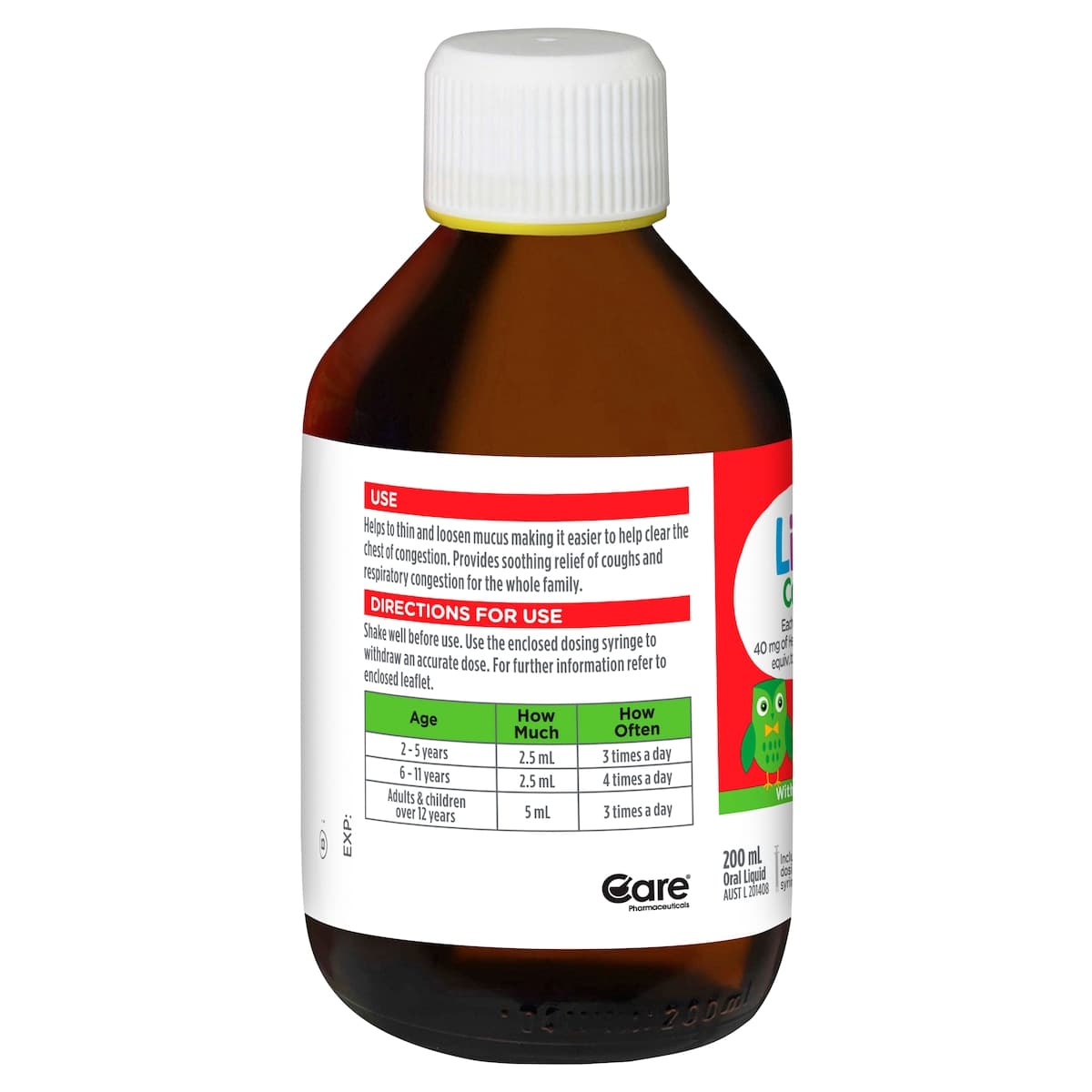 Thumbnail Little Coughs Cough Syrup 200ml