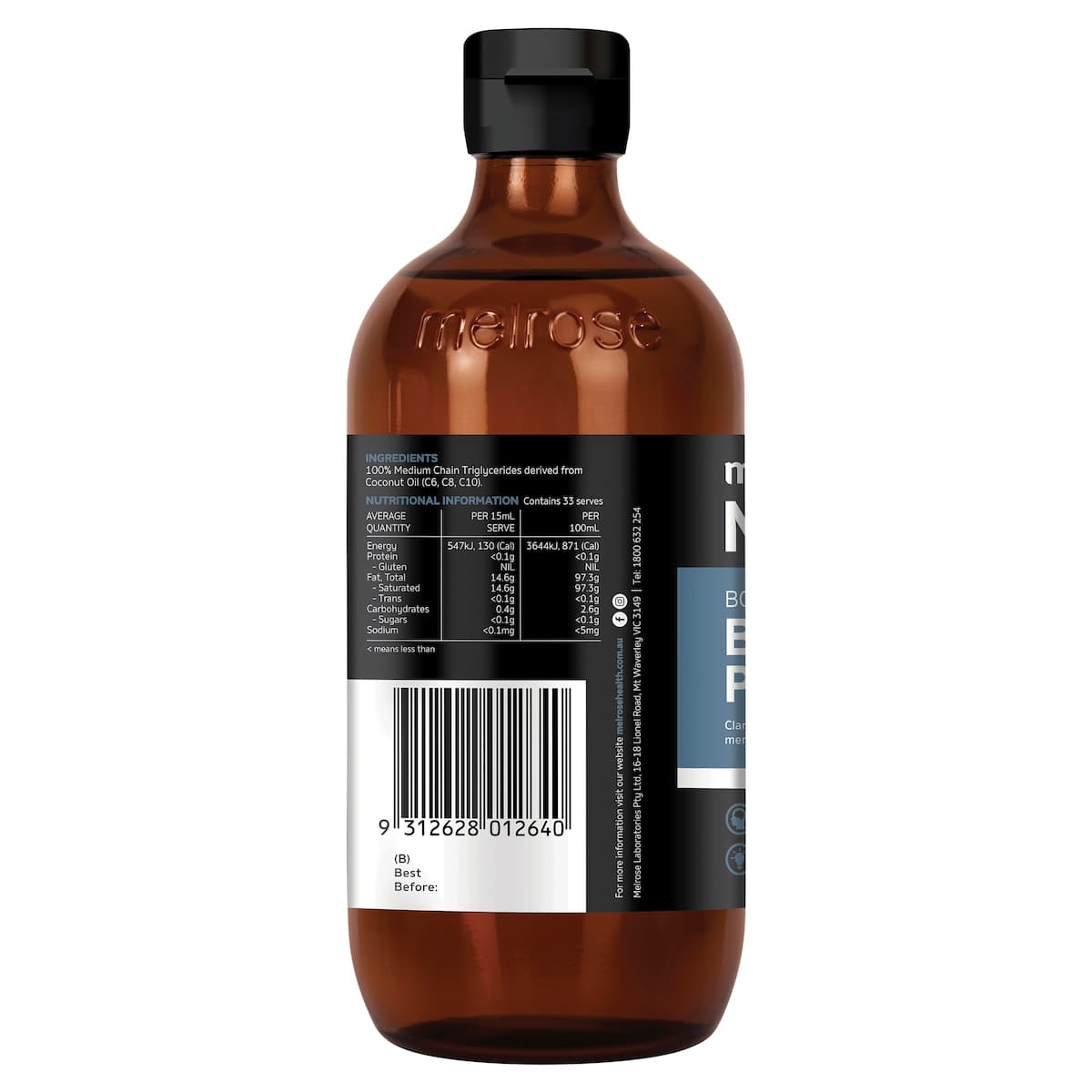 Thumbnail Melrose Mct Oil Brain Power 500ml