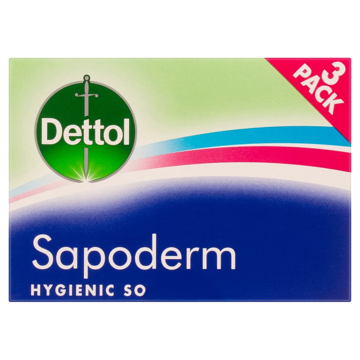 Thumbnail Dettol Sapoderm Hygienic Soap 3 Pack
